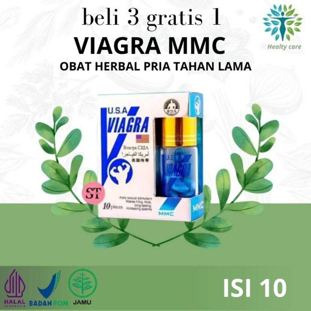 VIAGRA MMC ISI 10 CINA ASLI ORIGINAL 4 BUTIR