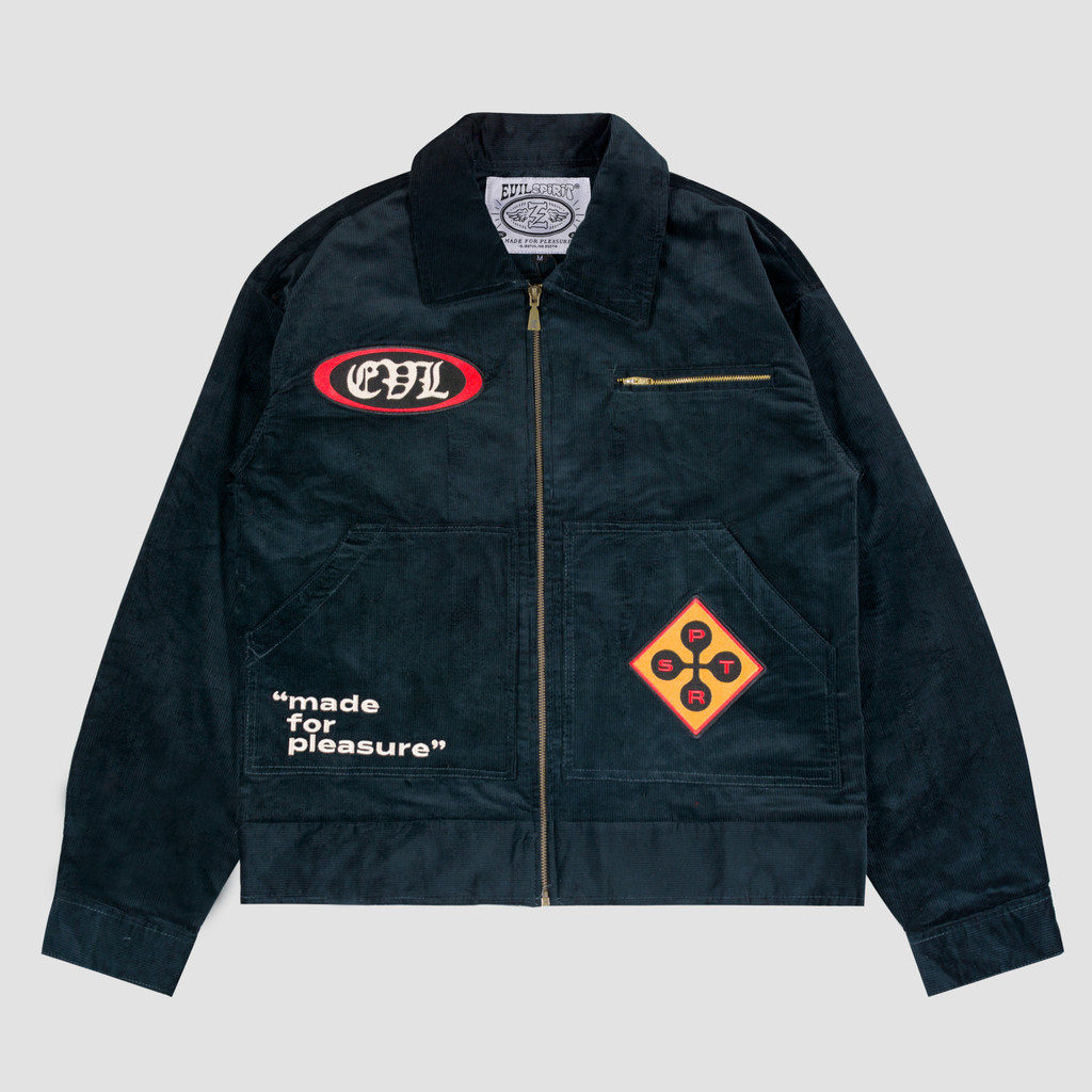 EVILSPIRIT JACKET CORDUROY - STORM GREEN UNISEX