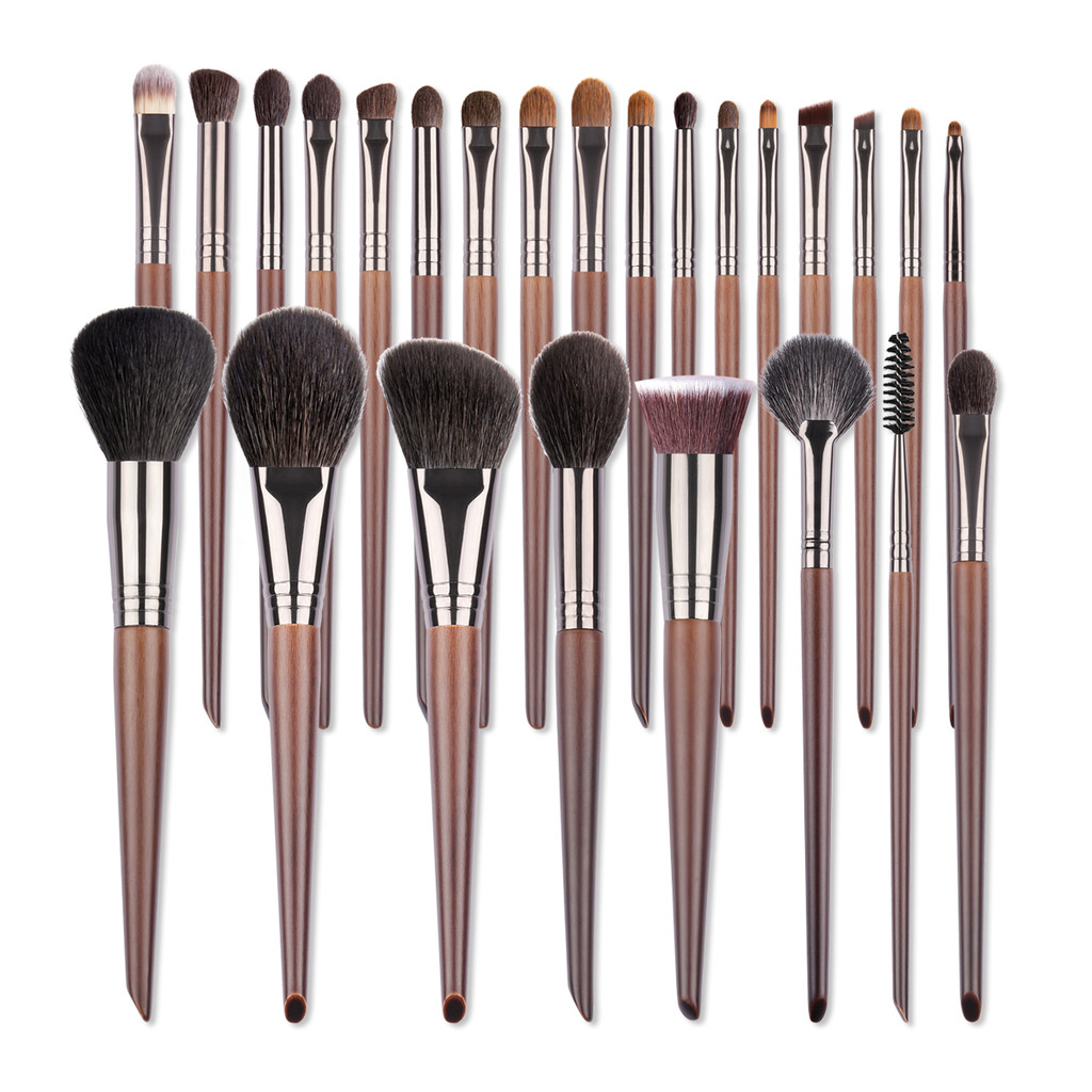 OVW Makeup Brushes Set 24/25pcs Natural Goat Hair Powder Foundation Contour Blenng Eyeshadow Eyeline