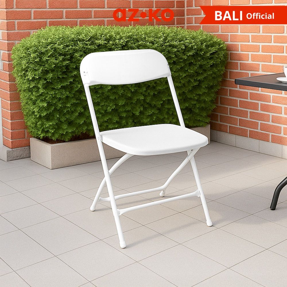 AZKO Krisbow Olympic Kursi Lipat - Putih Foldable Multifunction Chair Tempat Duduk Lipat Serbaguna F