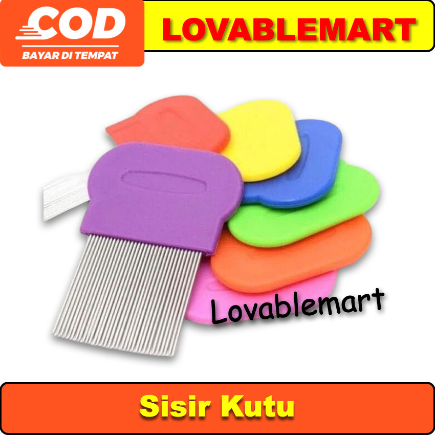 LOVABLEMART Sisir Penyerit Kutu Rambut Magnet