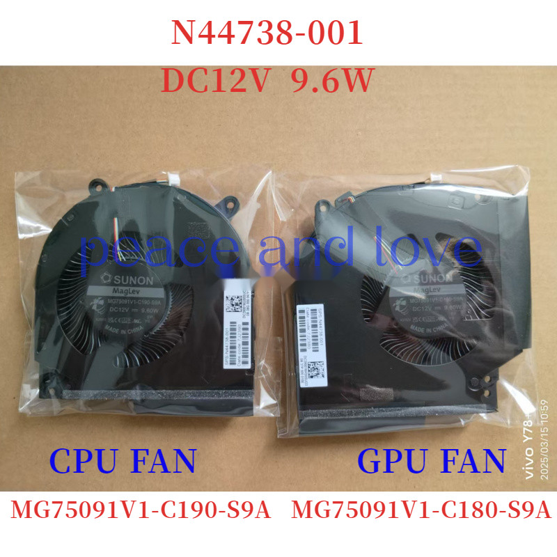 DC12V N44738-001 MG75091V1-C180-S9A MG75091V1-C190-S9A  NEW Original for HP VICTUS 16-R TPN-C169 COO