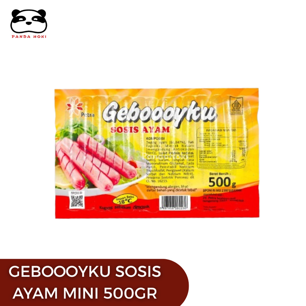 Geboyku Sosis Ayam Pendek 1000gr / Geboy / Geboyku / Geboooyku Sosis Murah