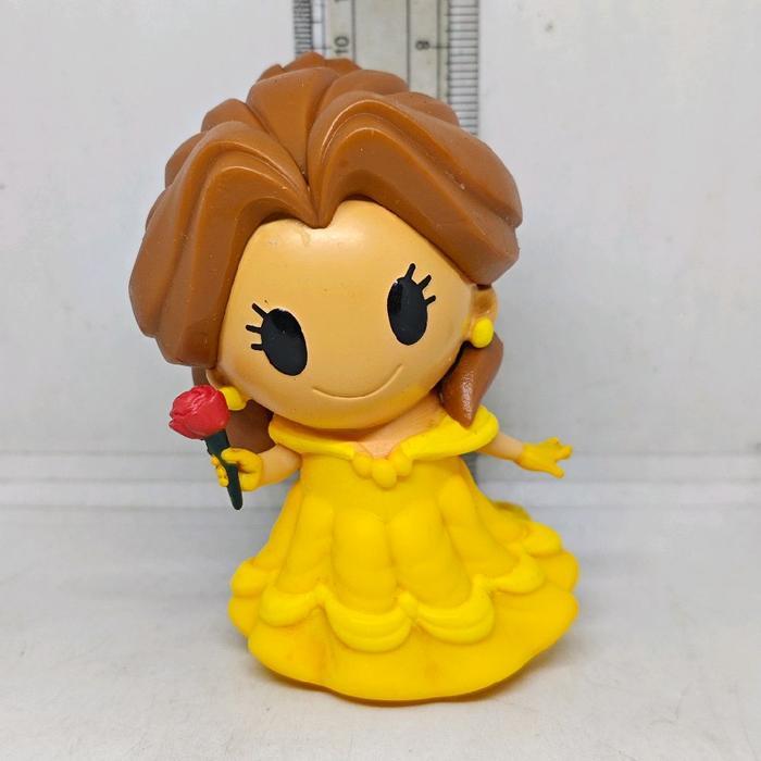 Figure 4' Ooshies Disney Vinyl Edition Series 1 Princess Belle Original Headstart 2ND