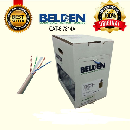 Belden Kabel UTP Cat 6 Cat 6e Cat6 Cat6e Kabel LAN Indoor UTP Kabel Lan UTP Cat6 BELDEN USA ORIGINAL
