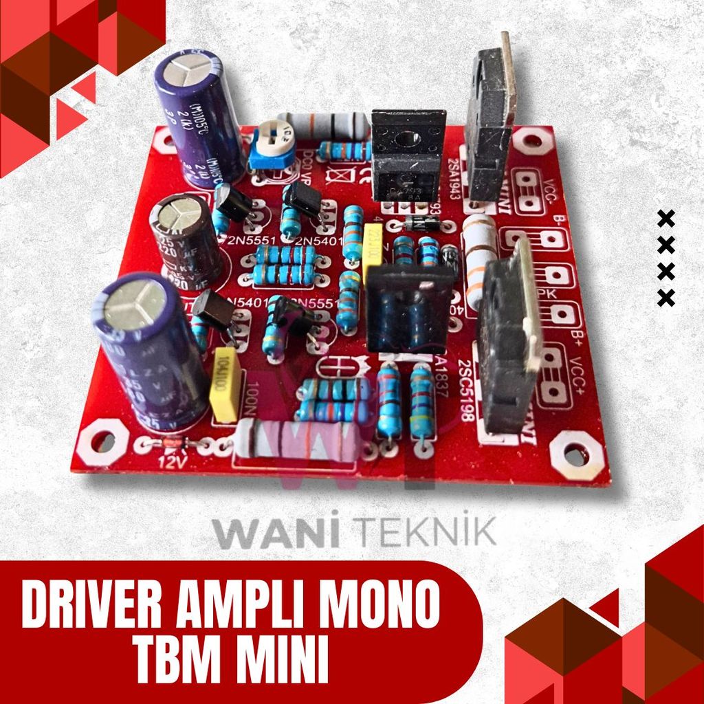 Driver Amplifier Audio Mono TBM Mini Ukuran Mini