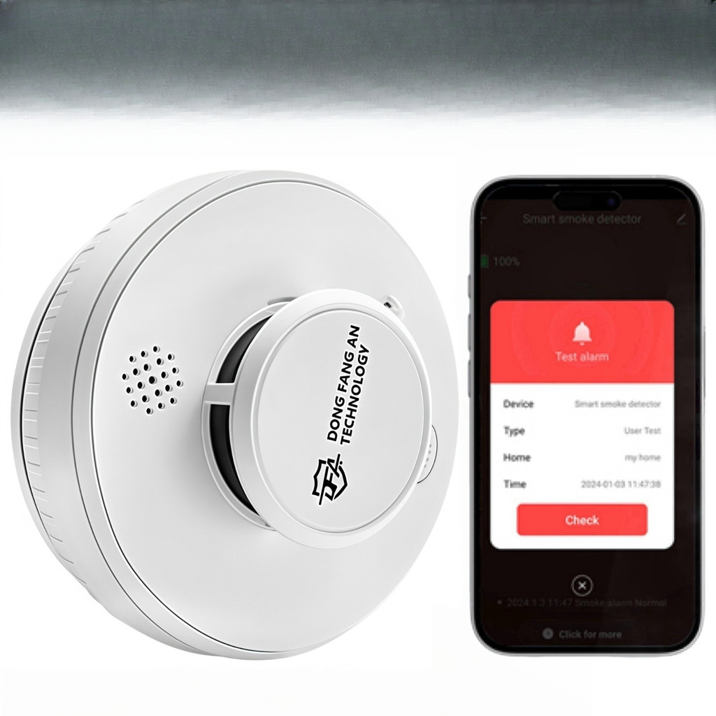 DFA Wifi Smoke Detector  2 in1 Smoke Detector and Heat Detector Smoke Detector Wifi Tuya Fire Alarms