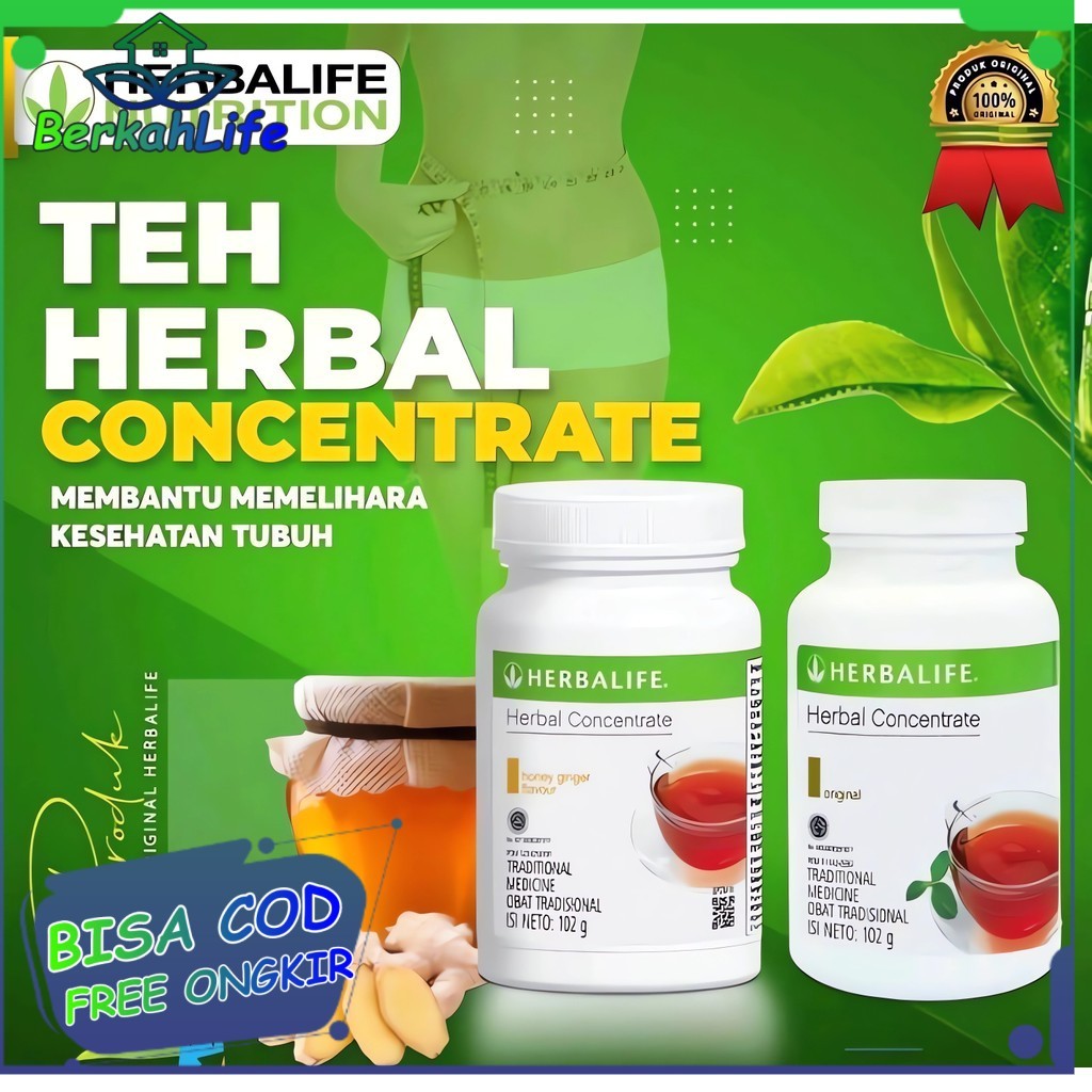 Herbalife Original  Teh Instan Penurun Berat Badan  TEA Herbalife. CONCENTRATE PEMBAKAR LEMAK PENURU