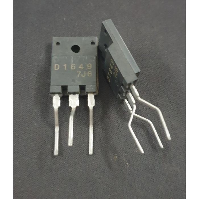 Transistor D1649 Horizontal Deflection Output dgn Damper Diode - Tekuk BERKUWALITAS...