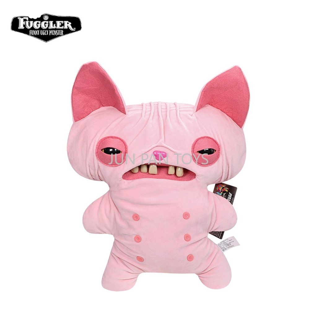 Original Fuggler Big Sphynx cat Funny Ugly Teeth Monster 17 In Collectible Figure Soft Plush Doll ri