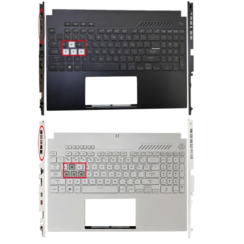 New For ASUS TUF Gaming FA507 FX507 FX507Z  Palmrest Upper Top Case with US Backlit Keyboard Black