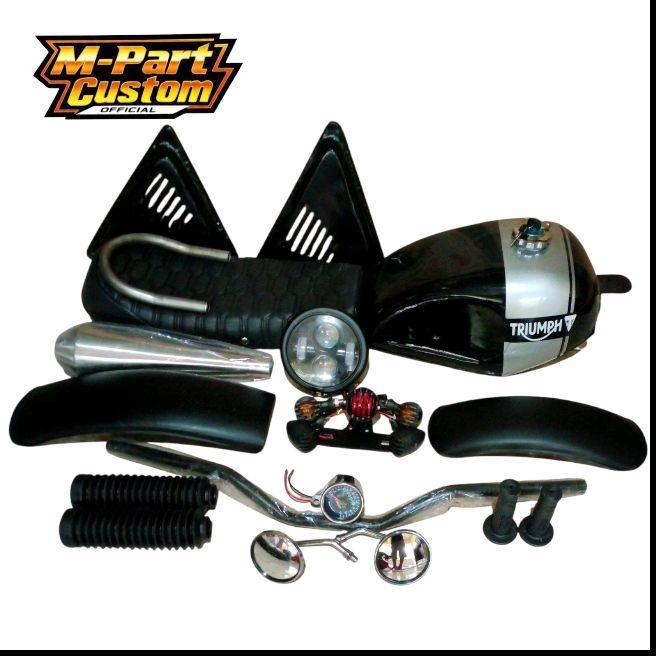 Motor [GM] PAKET MOTOR CUSTOM JAPSTYLE FUL SET PNP VIXION NEW & VIXION OLD MOTOR CUSTOM Tangki motor