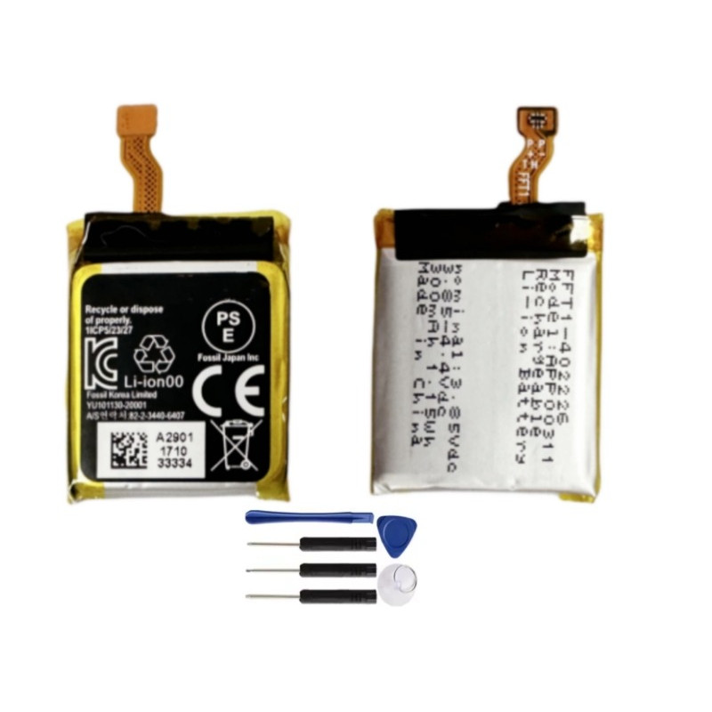 Original Replacement APP00311 Battery For Fossil 5e 5 e smart watch APACK 300mAh Battery + Tools
