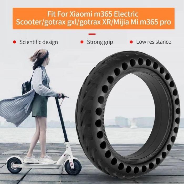 Ban Solid Tubeless 8.5inch Ban Luar Skuter Listrik Elektrik Mati Ban Scooter M365 Untuk Xiaomi Mijia