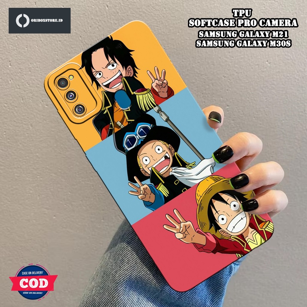 Case SAMSUNG GALAXY M21 / M30S Terbaru - Motif ONE PIECE - Kesing - Softcase SAMSUNG M30S / M21 - Ke