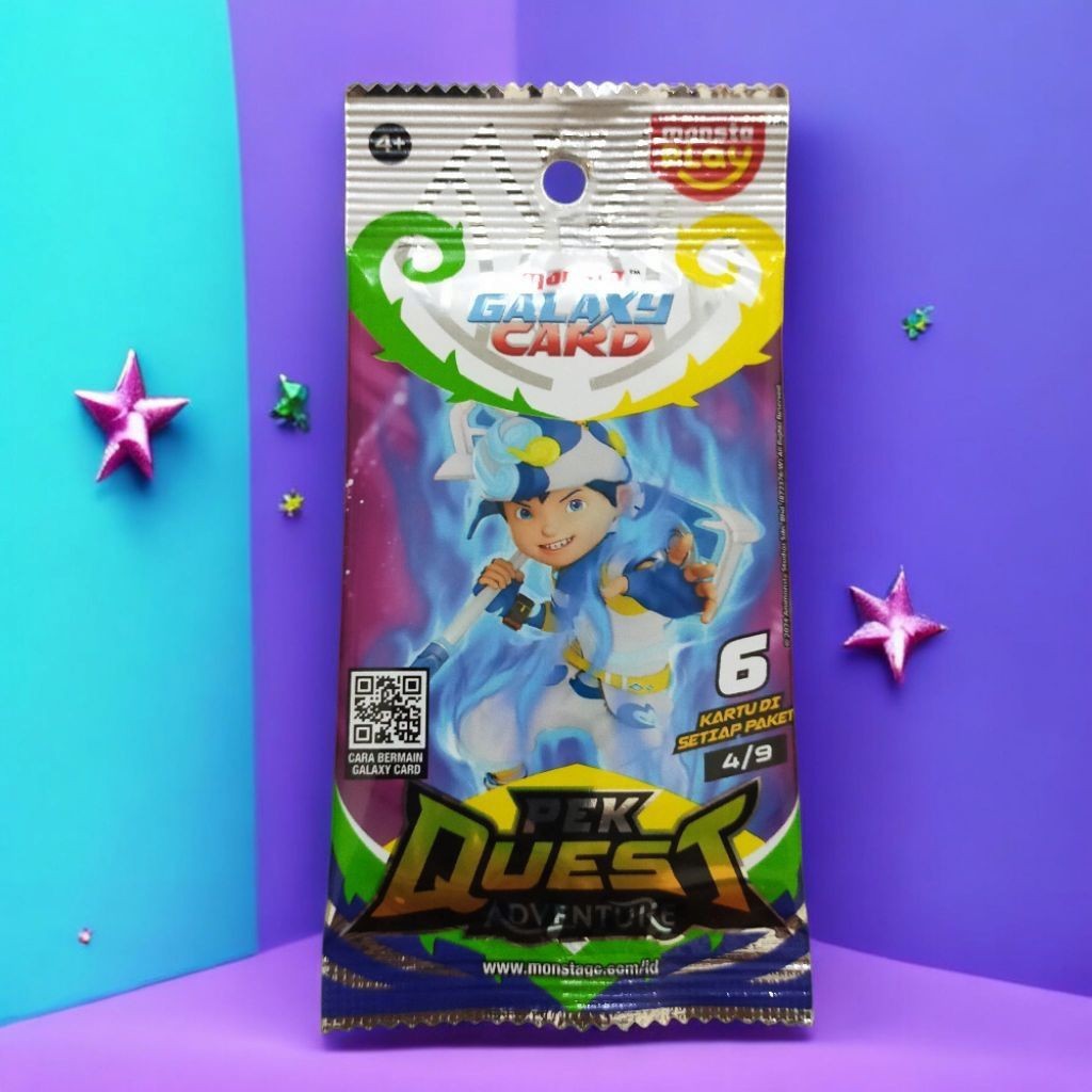 (FRESSY) Boboiboy Monsta Galaxy Card Pek Quest Adventure 1 PEK Isi 6