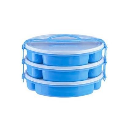 TANTOS Rantang Bulat Katering Lunch Box Catering Bistro 3 Susun