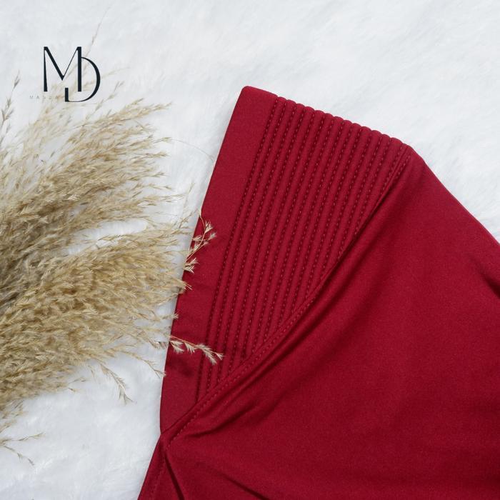 Bergo Sport Hijab Instant Pet Tebal / Hijab Sporty Bahan  - marron