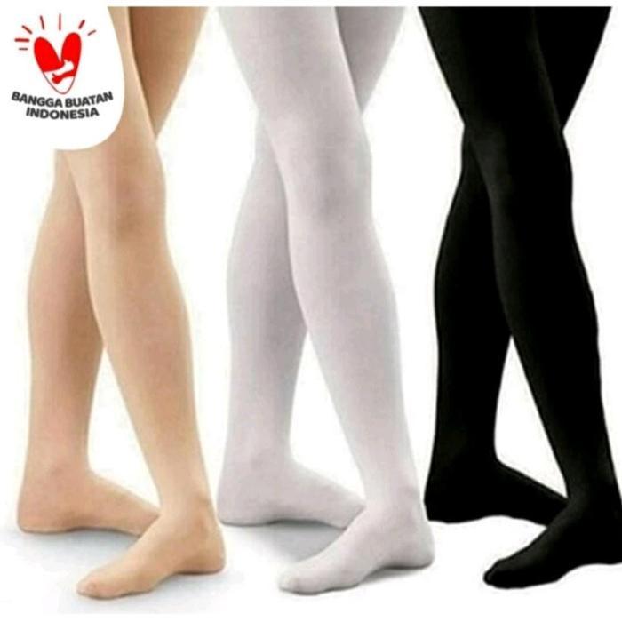 Stocking Wanita APPLE PANTYHOSE / Stoking Perempuan TEBAL Warna HITAM PUTIH CREAM ABU KULIT Celana -