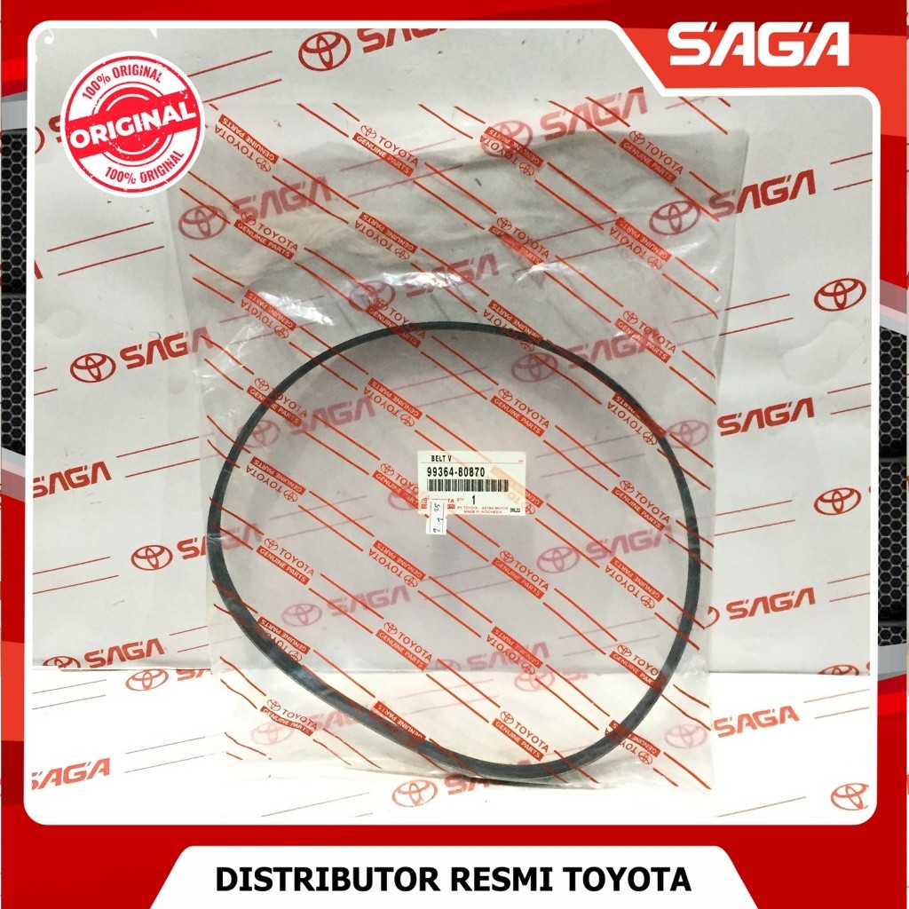 SAGA | Tali Kipas  AC Fan/Van/V Belt Great Corolla All new Corolla Corona Twincam 99364-80870