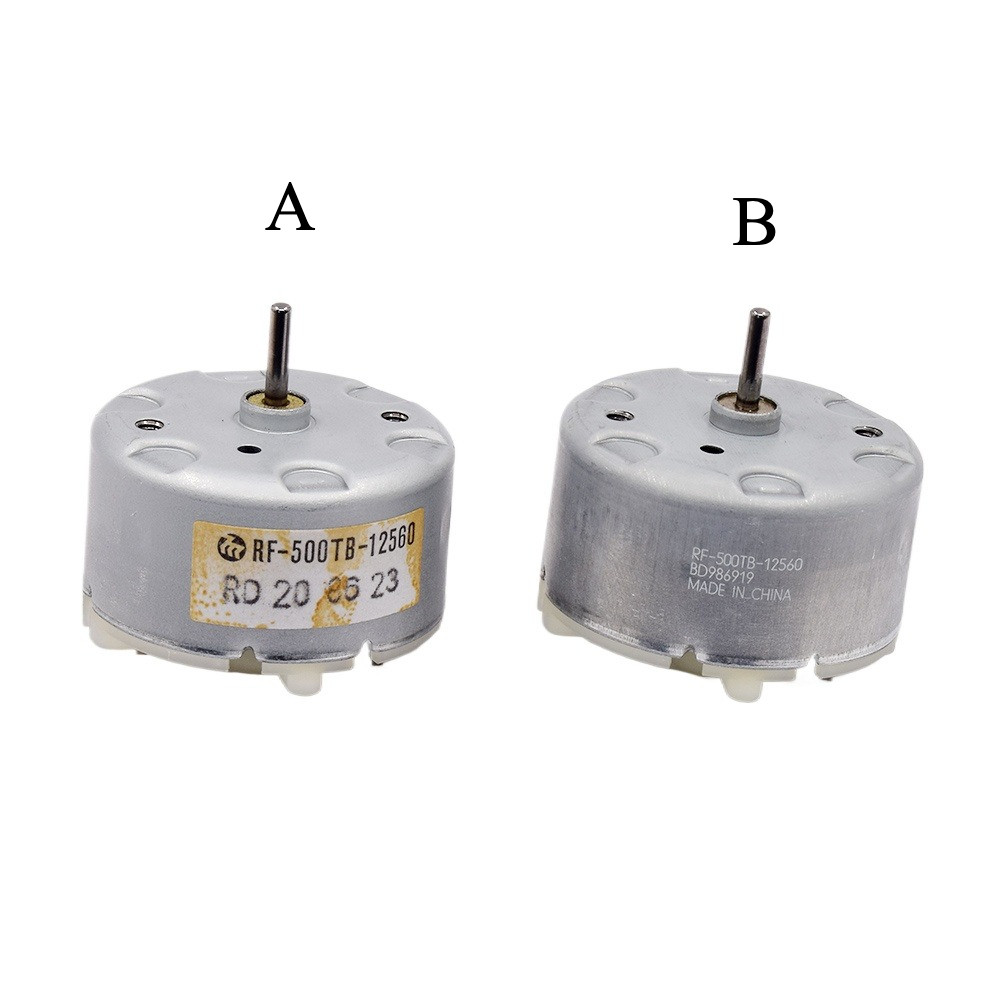 Motor Brush MABUCHI RF-500TB-12560 Asli DC 6V 9V 12V Motor Pemutar Jam Mikro 32mm Bulat 500 Motor Li