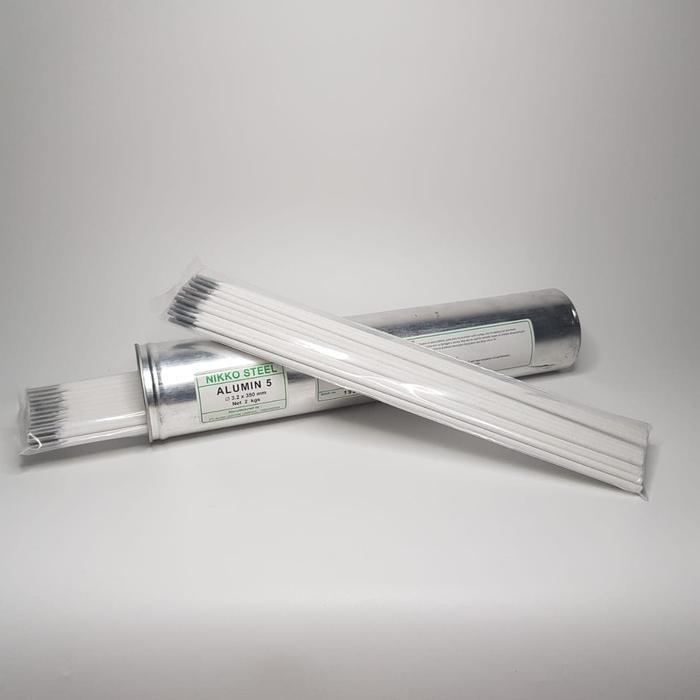 Konstrux Kawat Las MMA / Stick Aluminium 3.2 mm NIKKO STEEL Alumin 5 Per Ons