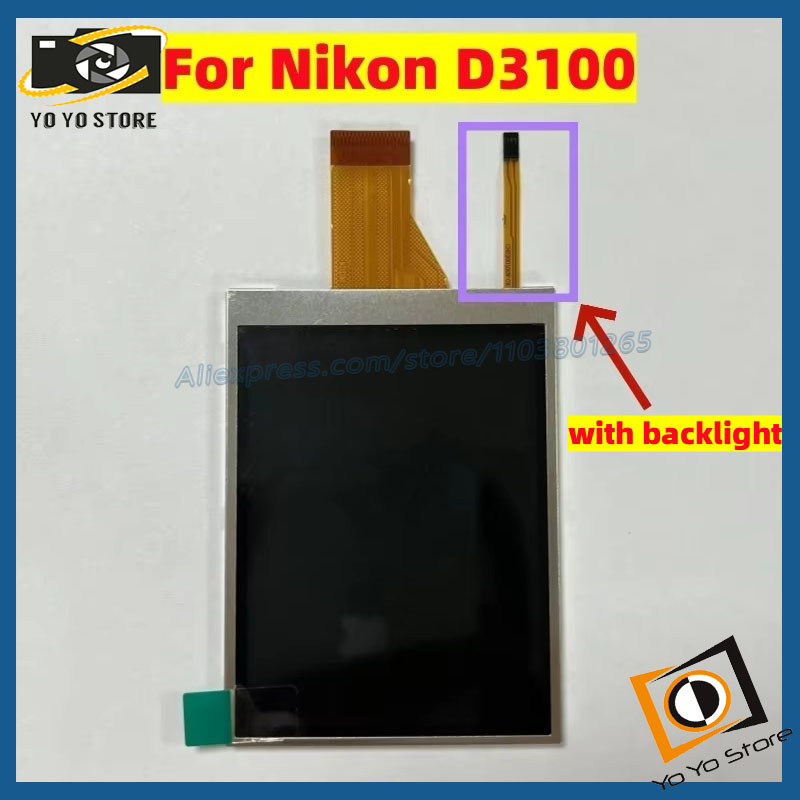 New Screen splay LCD For Nikon D3100 gital Camera Repair Parts With Backlight Replacement