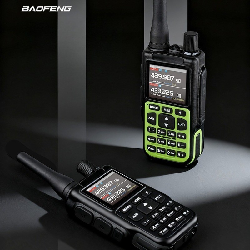 Baofeng Mini-5i Ultra Compact Two-Way Rao with OneKey Pairing and Bluetooth Programming Factory rect