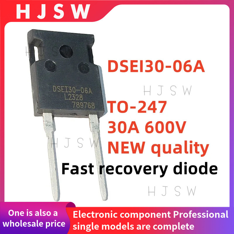 5PCS~10PCS NEW 100% quality DSEI30 DSEI30-06A DSEI3006A DSE130-06A TO-247 30A 600V Fast recovery ode