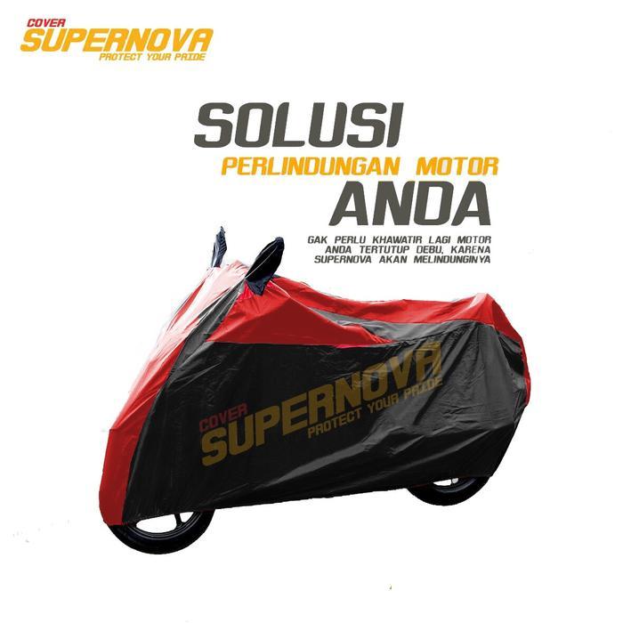 Terbaru COVER MOTOR JAS HUJAN SELIMUT MOTOR NMAX PCX AEROX LEXI HONDA ADV - Hitam