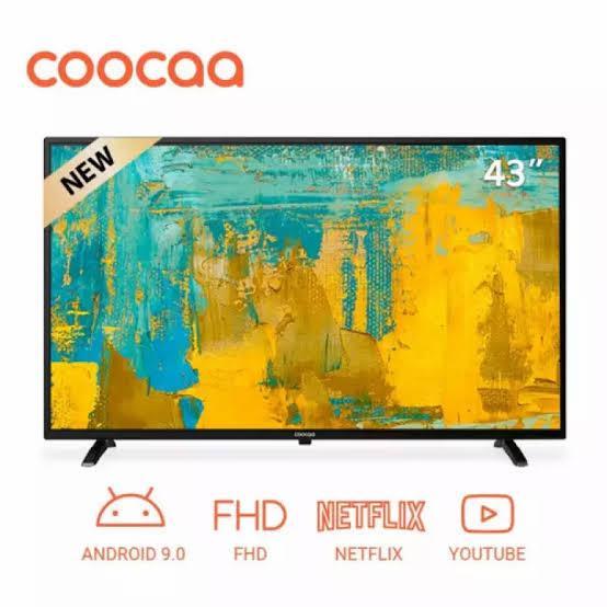 COOCAA 43S3G LED TV -43 INCH SMART ANDROID YOUTUBE GARANSI RESMI