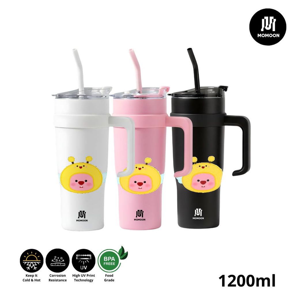 Tumbler Stainless Steel 304 Kapasitas 1200ml ZANMANG LOOPY Karakter Loopy UV Print Tahan Korosi BPA 
