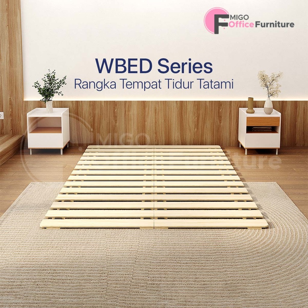 Wrapbed Series / Kasur Tatami Papan / Dipan Kayu / Papan Kasur Lipat / Kasur Bernapas
