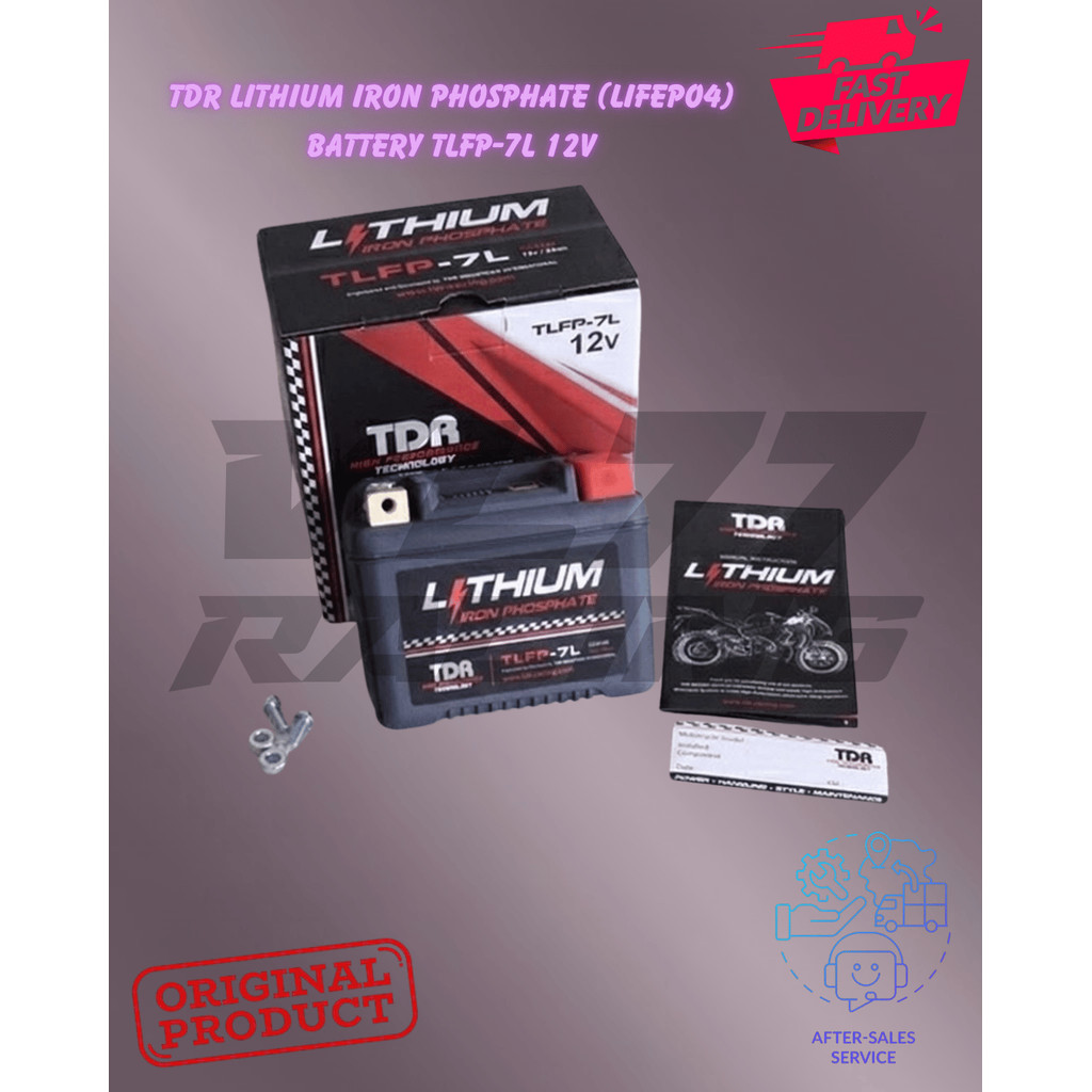 Aki Motor TDR Racing AKI Vixion - Xeon Karbu - Xeon RC TLFP-7L Lithium