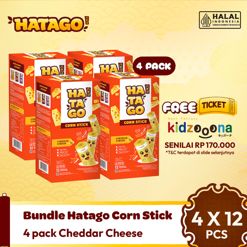 Hatago Bundling Tiket Kidzoona - 4 Cheddar Cheese