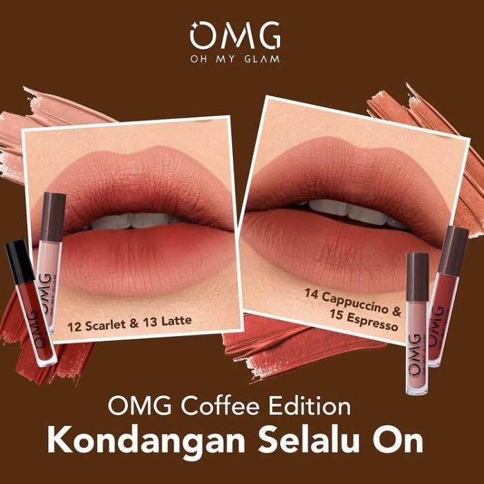 Paket Ombre Lips OMG | Lipcream OMG Ombre Coffee Edition| Lipcream OMG | Ombre OMG Lip Cream | Ombre