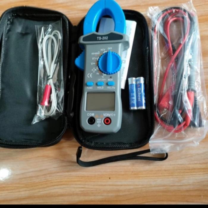 tang ampere digital ac dc meter dt200 berkualitas - BIRU TS202