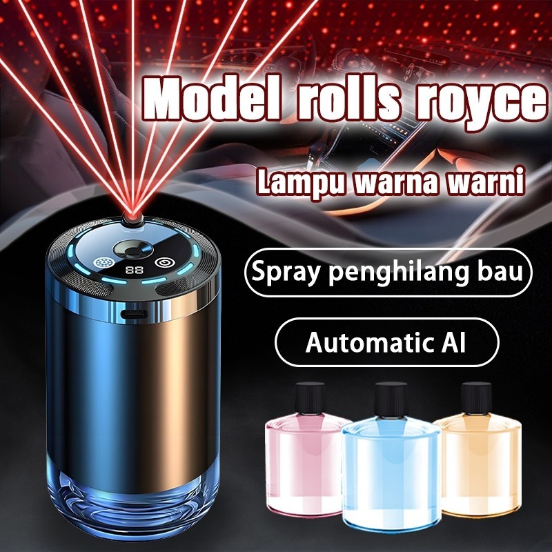 [ LED galaxy ]Diffuser aromaterapi mobil -Pengharum Mobil Wangi Segar,Penghilang Bau(Pengharum mobil