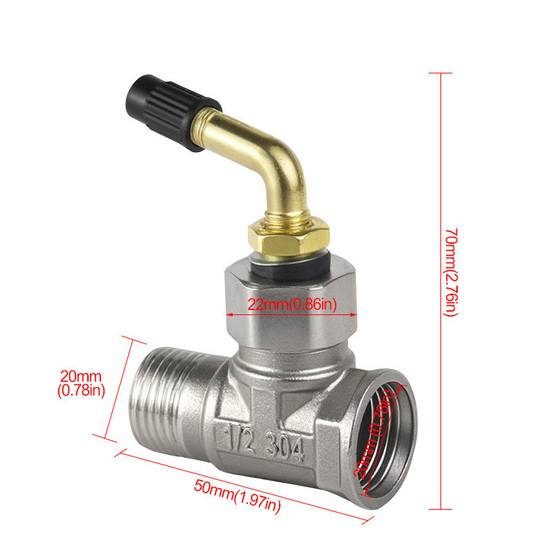 Adjustable Plumbing verter Faucet Connector Bidet verter Color Silver 1 2G 3Way verter Pressureresis