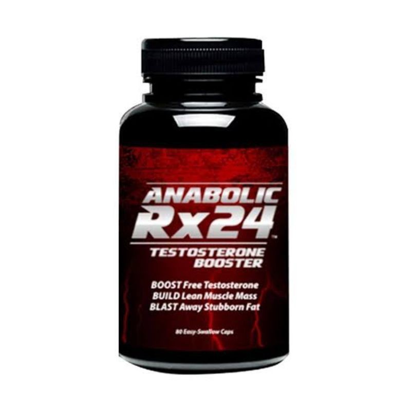 ( Terbaik) Anabolic Rx 24 - Anabolic Rx 24 Herbal Testosteron Booster RX 24 Suplemen Penambah Hormon