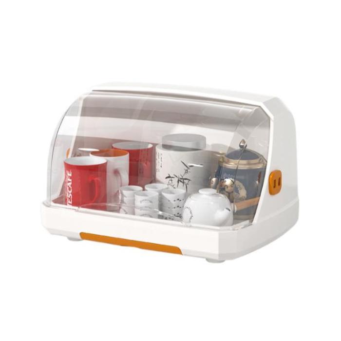 BISA COD H6435 Rak Piring Wastafel Dapur / Rak Pengering Serbaguna Penyimpanan Plastik - Kecil Putih