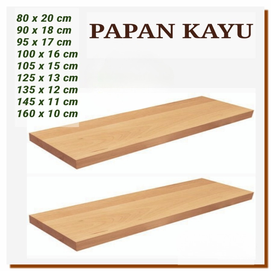 Top Table Papan kayu mahoni Papan ambalan talenan bahan bangunan kayu mahoni