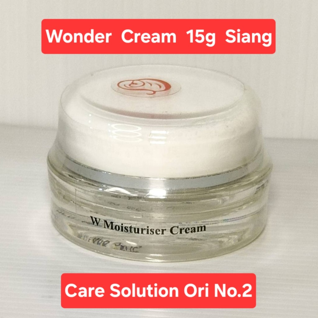 WONDER W CREAM SIANG MENCERAHKAN 15g W MOISTURIZER NO.2 CS CARE SOLUTION LB