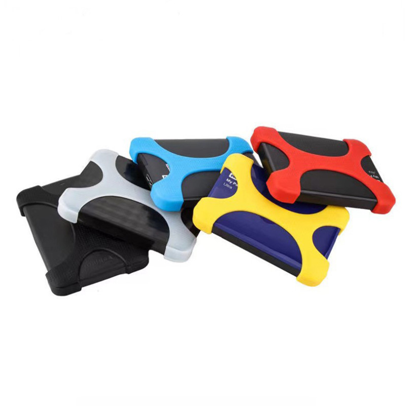 1 Pcs 2.5" Portable External Hard sk Drive Bag Carry Case Cover Silicon Rubber Case For WD 2.5 In Co