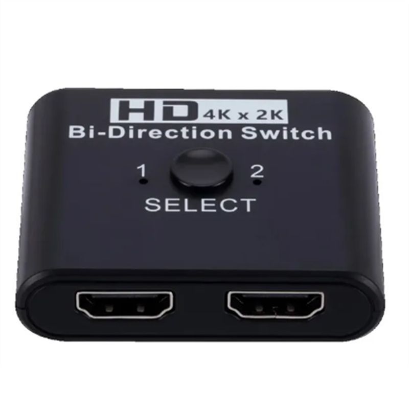 A01K-4K X 2K -Compatible Switch Bi-rection 2 Ports Splitter Switch For Laptop PC PS3/4 TV Box Adapte