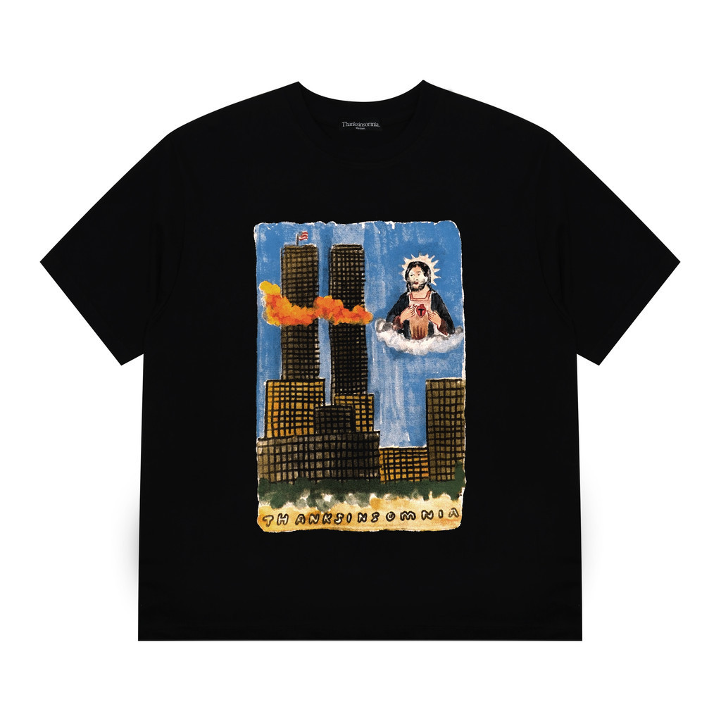 Tshirt Geanna Black - T-shirt Heavy Cotton 16s Thanksinsomnia - Official Merchandise