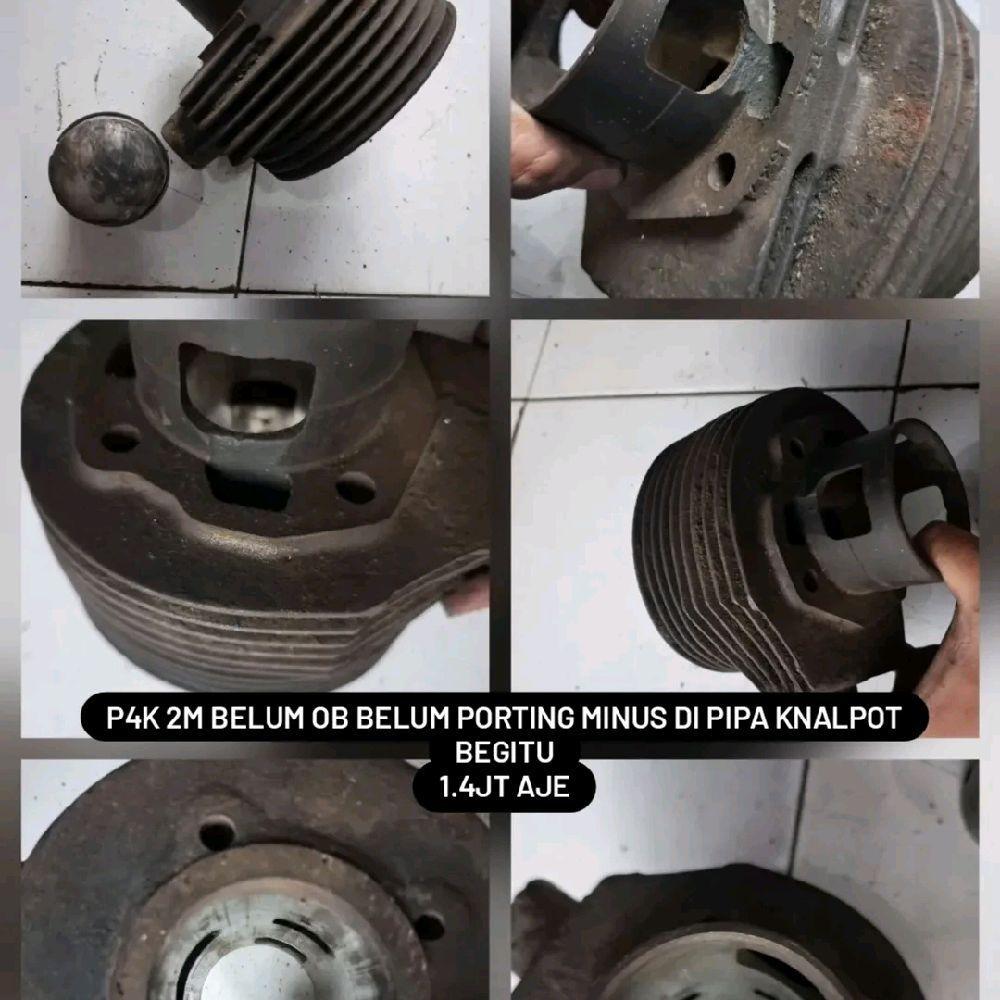 P4k 2m ori copotan minus pipa knalpot vespa excel