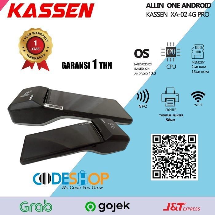 ANDROID POS KASIR POSNDROID XA-02 THERMAL PRINTER (BLUETOOTH+NFC+SCAN) - STORENAMR