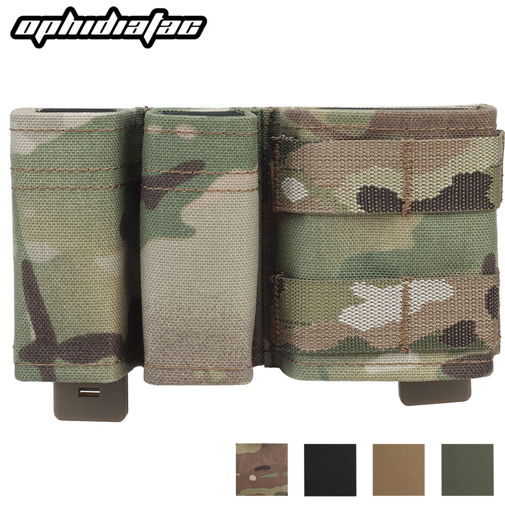 OPHIAN 5.56 9mm 1+2 Magazine Pou KYWI Wedge ert Shorty MAG Bag MOLLE M4 G17 AR15 Airsoft Belt Vest G