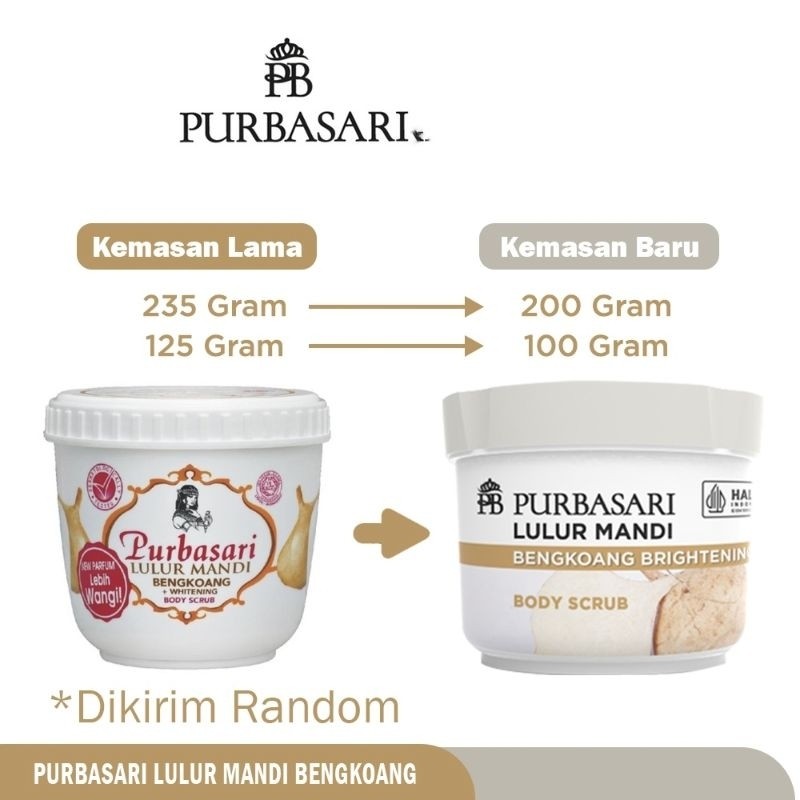 Purbasari Lulur Mandi 100g/200g